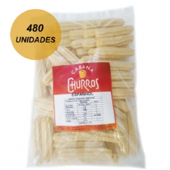 Foto Churros Espanhol - pequeno ( 06 pacotes com 80 unidades cada )